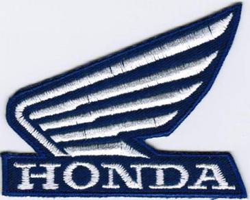 Honda Motorcycle Wing #WTBU Racing Badge Patch
