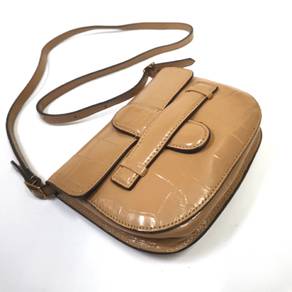 CELINE  Crocodile Embossed Calfskin Mini Symmetric