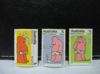 1973 Australia Stamp Metric Conversion