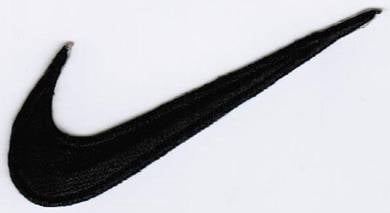 Nike BLACK Badge Iron On Embroidered Patch