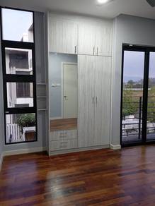 Kitchen cabinet laminated formica door wardrobe