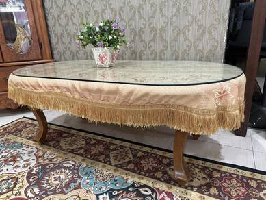 wooden coffee table