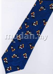 Mickey Mouse Disney Many Small BLUE Neck Tie
