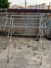 4ft Mobile Stainless Steel Drying Rack Ampaian