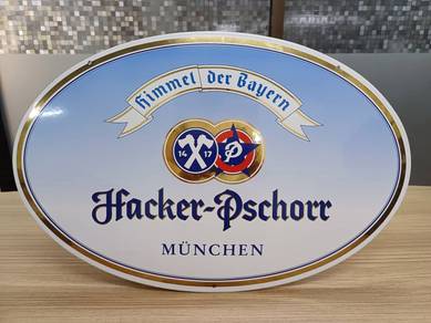 Hacker-Pschorr Enamel sign