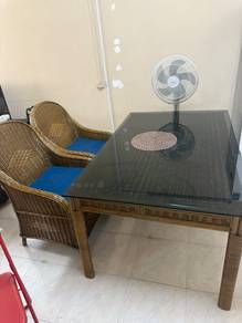 Dining table and chair