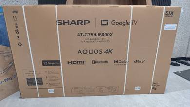 TV- New Sharp TV unboxing 75 inch