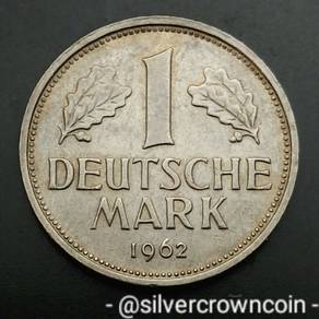 Germany Coin 1 Deutsche Mark  1962 - F