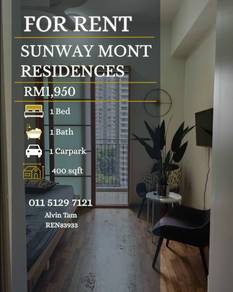 Condominium For Rent in Sunway Mont Residences