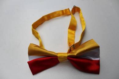 Red White Yellow Adjustable Men Bowtie Bow Tie