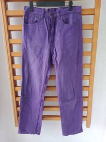 Vintage Levis 501 dye purple make in USA nike lee
