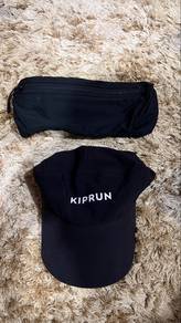 KIPRUN Combo Running Cap + Waistband Bag Black