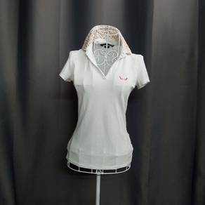 Armani Exchange Rhinestone Collar Top