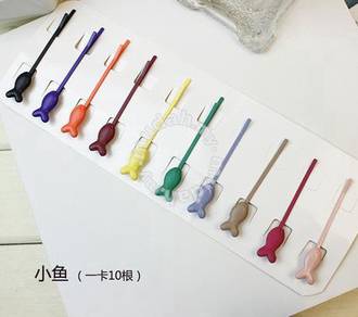Small cuties fish hair pin For Her in set a of 10