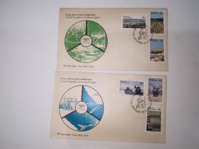 FDC Stamp Turkish Cyprus 1989 National Development