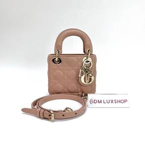 Preloved Dior Micro Ladydior Pink GHW