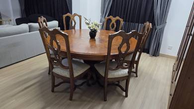 6-ft Italian Style Table & 6 Chairs