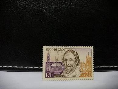 1963 France Stamp Hugo Groot