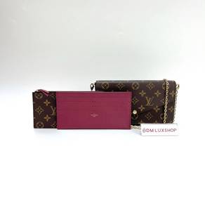 Kept Unused LV Monogram Felicie Pochette GHW