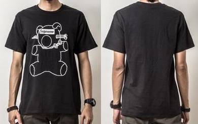 15445 JAPANESE BEAR BLACK SHORT SLEEVE T-SHiRT