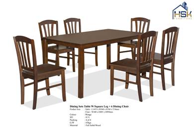 Full Solid Wood Dining Set