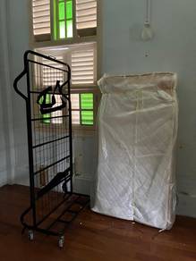 Bed frames x2 with mattress x1