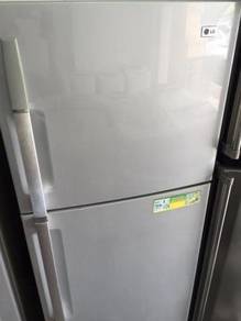 LG 2 Doors Peti Sejuk Silver Refrigerator Fridge