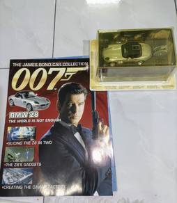 James Bond Car Collection with 1/43 Scale Model