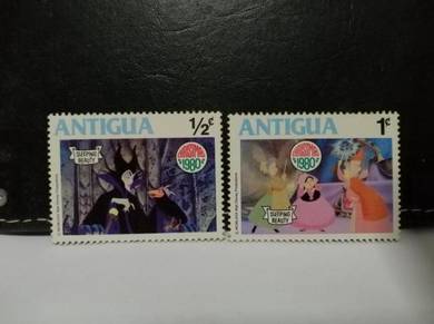 1980 Antigua Stamp Walt Disney's Sleeping Beauty