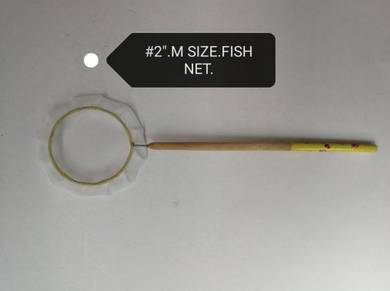 Wood Handle Betta Fish Net 2inch Jaring Ikan
