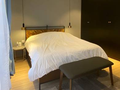 Premium Wooden Queen Bed Frame + Mattress