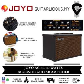 JOYO AC40 Acoustic Amplifier, 40 Watts (40W/AC-40)