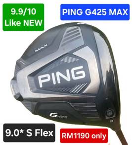 Like NEW✅️ PING G425 MAX 9.0* S Flex with Cover