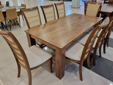 Wood Dining Set (1+8)