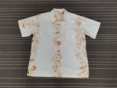 Vintage Koi fish hawaiaan Japanese XL 1993