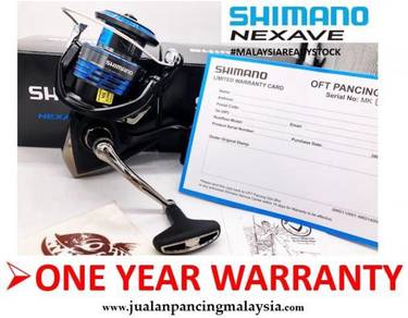 Shimano 2021 nexave fi spinning fishing reel