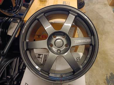 NEW SPORT RIM 18 iNCH TE37 GOLF A250 JETTA ESTIMA
