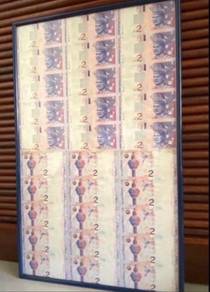 Rm2 Uncut 30 banknotes