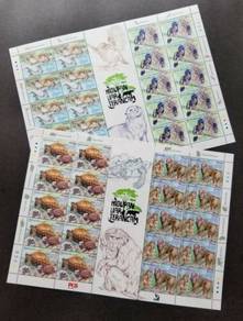 Mint Stamp Sheet Endangered Wildlife Malaysia 2022