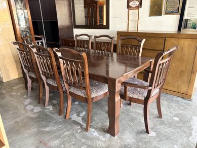 meja makan 8 kerusi