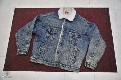VINTAGE levis sherpa asic wash SIZE L TO M