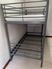 Bunk Bed Svarta Double Decker(Bed Frame Only)