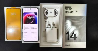 OPPO Reno14F 5G Full Set 12+256(Opal Blue)NotTelco