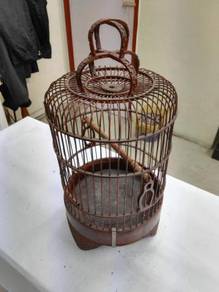 Rattan birdcage