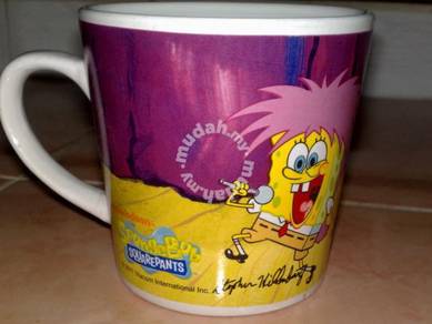 Cawan colgate spongebob mug cup