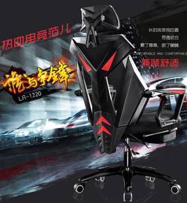 BLACK RED gaming chair kerusi office pejabat 2