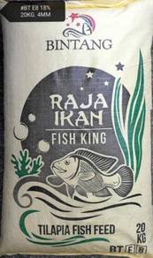 Bintang Fish King E8 Fish Feed Makanan Ikan 20kg