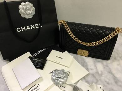 Authentic Brand New Chanel Boy Flap Bag