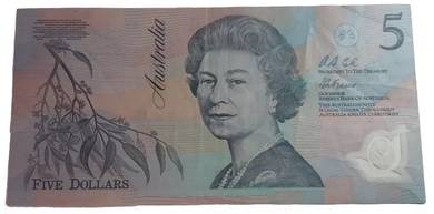 AUSTRALIA 5 DOLLARS 1992 - Pick 50a vf