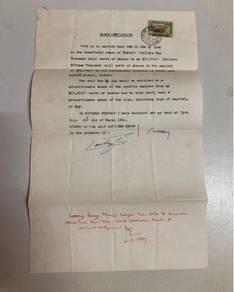 Share Certificate 1964